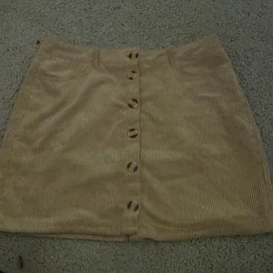 Tan skirt amazing fit